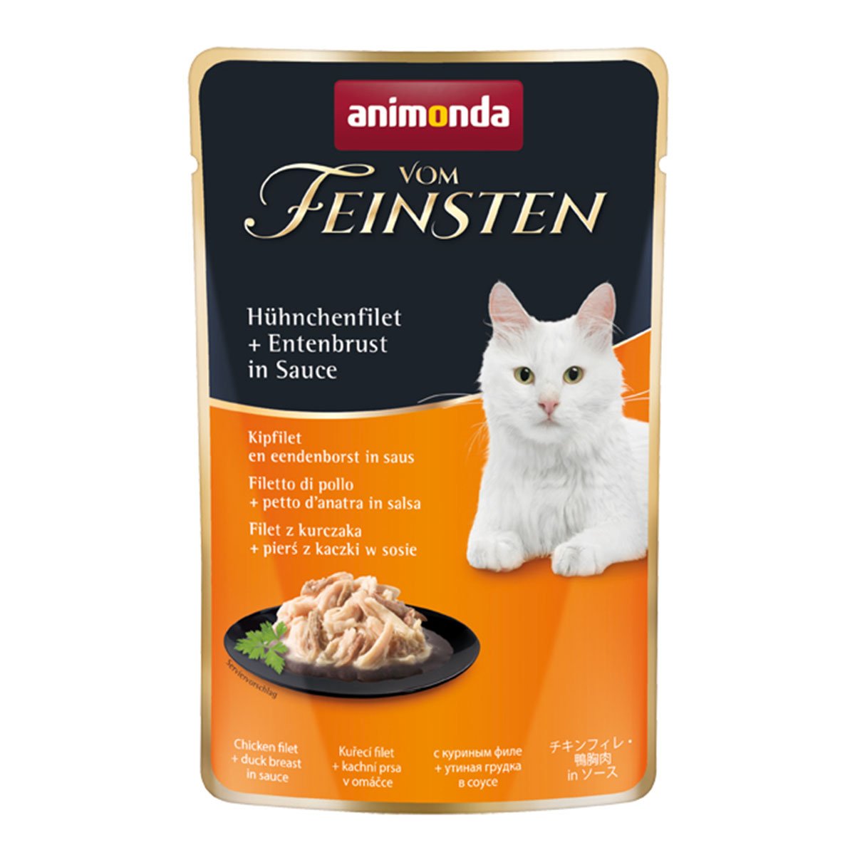animonda vom Feinsten Hühnchenfilet und Entenbrust in Sauce 18x50g animonda vom Feinsten Hühnchenfilet und Entenbrust in Sauce 18x50g von animonda vom Feinsten