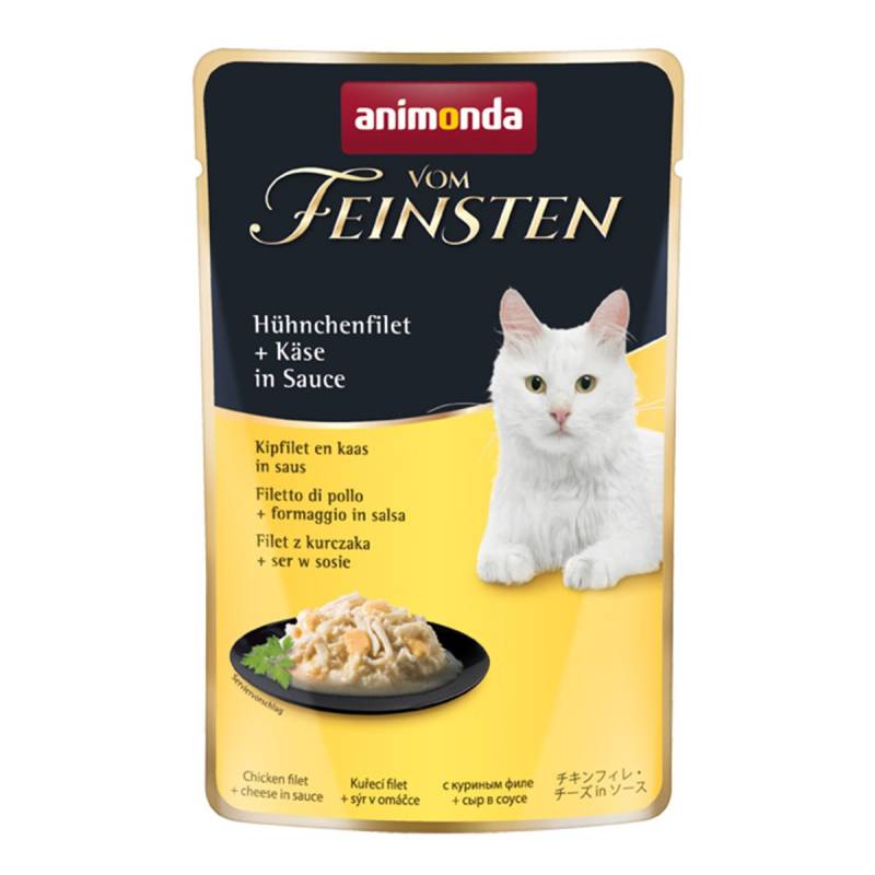 animonda vom Feinsten Hühnchenfilet und Käse in Sauce 18x50g von animonda vom Feinsten