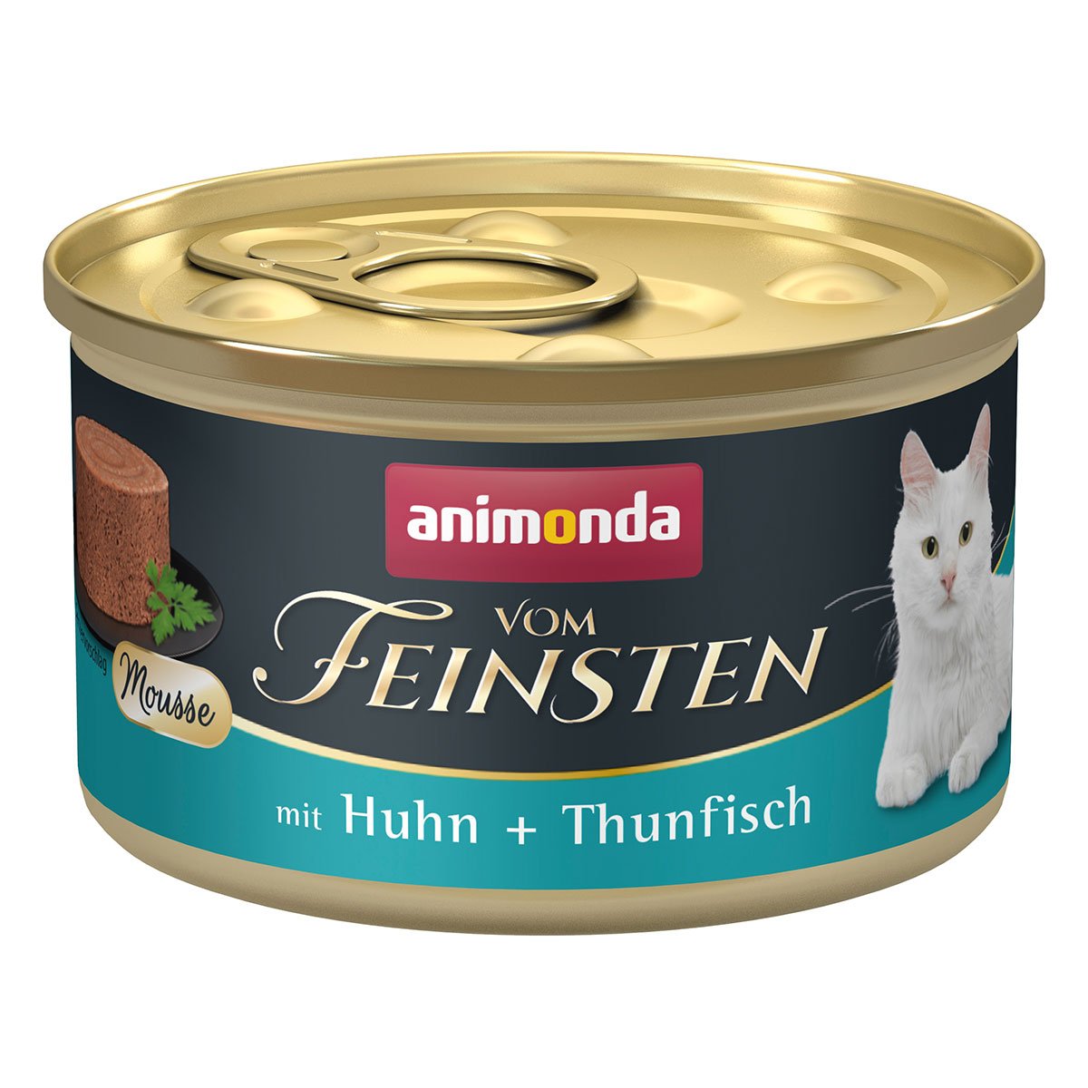 animonda vom Feinsten Mousse mit Huhn + Thunfisch 24x85g von animonda vom Feinsten