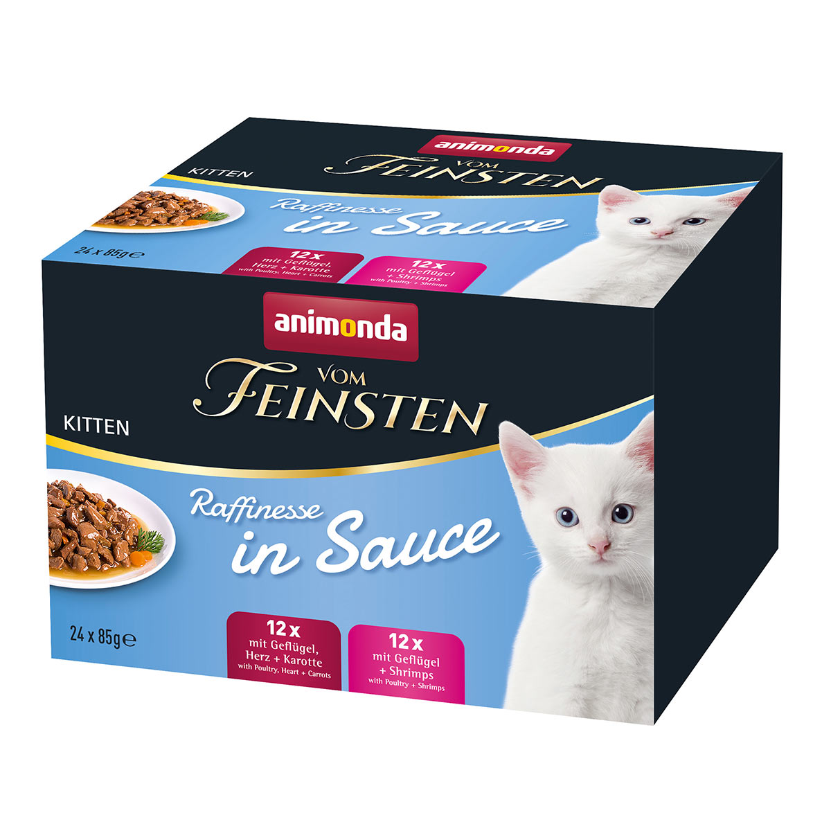 animonda vom Feinsten Raffinesse in Sauce Kitten 24x85g von animonda vom Feinsten