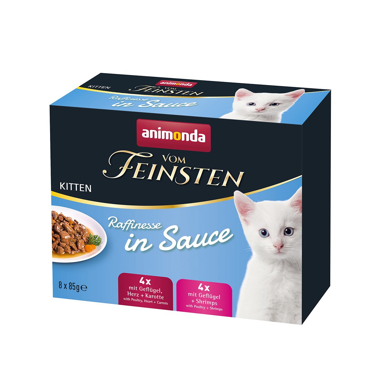 animonda vom Feinsten Raffinesse in Sauce Kitten 8x85g von animonda vom Feinsten