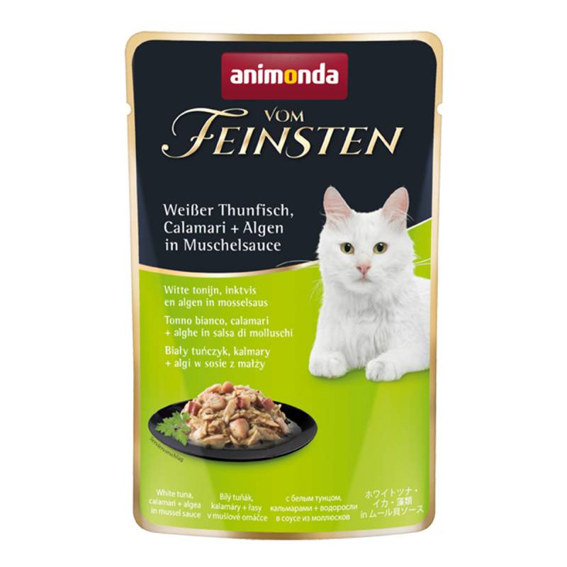 animonda vom Feinsten Thunfisch, Calamari und Alge Muschelsauce 18x50g von animonda vom Feinsten