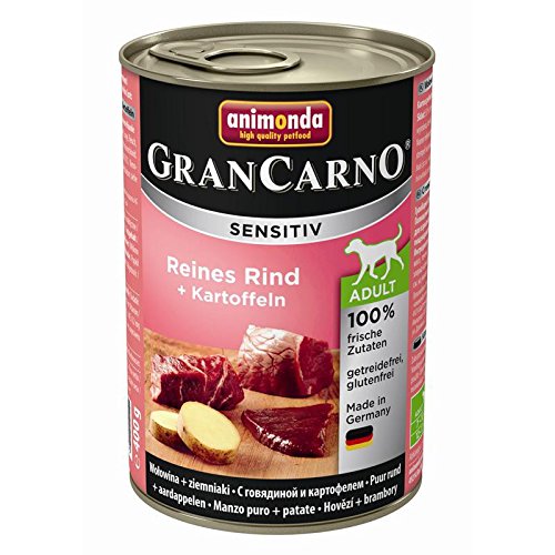 animonda GranCarno Sensitive Rind+Kartoffeln | 6X 400g Hundefutter von animonda Vom Feinsten