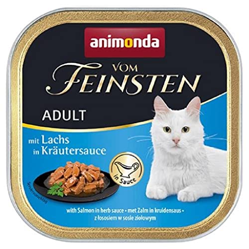 Animonda Vom Feinsten mit Lachs in Kräutersauce 100g von animonda