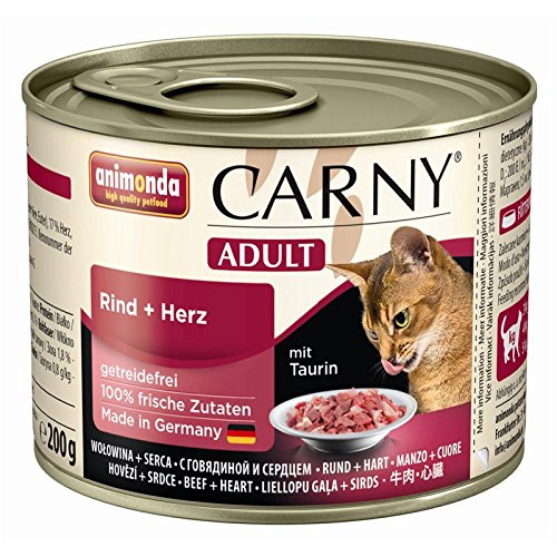 animonda Cat Dose Carny Adult Rind & Herz | 6x200g animonda Cat Dose Carny Adult Rind & Herz | 6x200g von animonda