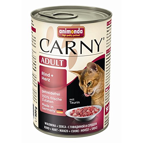 animonda Cat Dose Carny Adult Rind & Herz | 6x400g von animonda