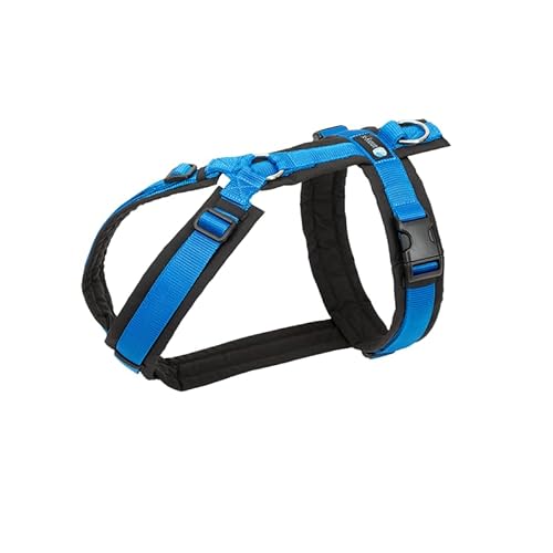 Anny·x Fun Hundegeschirr, Verstellbar, Farbe Schwarz-Blau, Verschiedene Größen (Schwarz-Blau, M) von anny-x