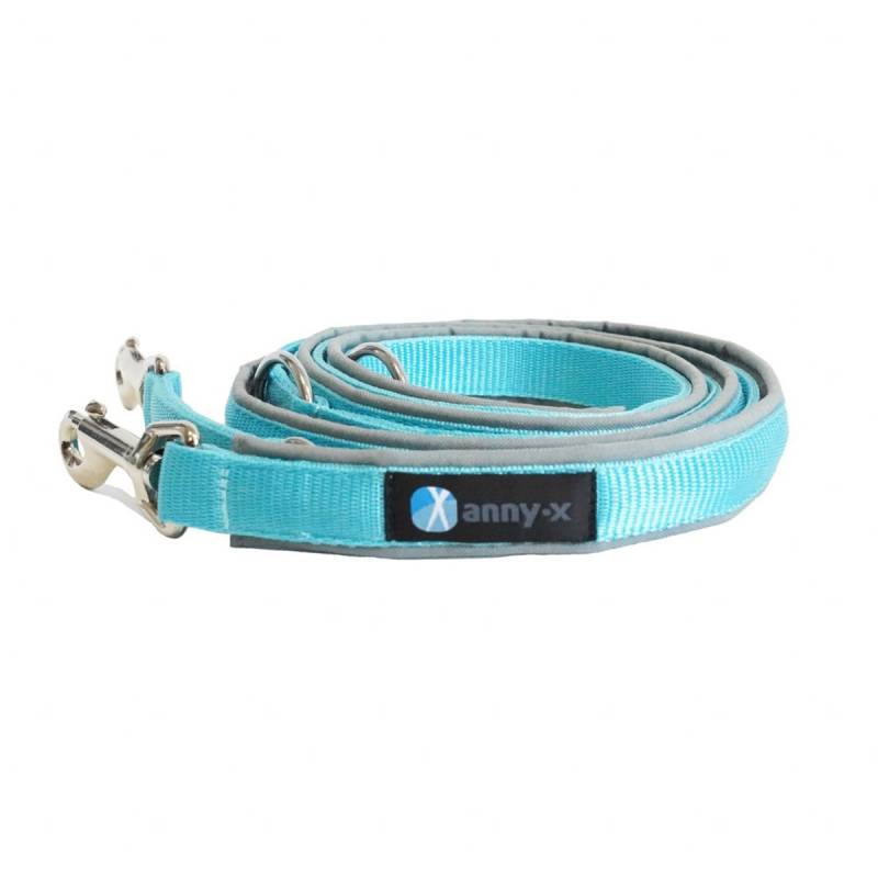 annyx Führleine Bolt Fun grau/ eisblau Classic von annyx