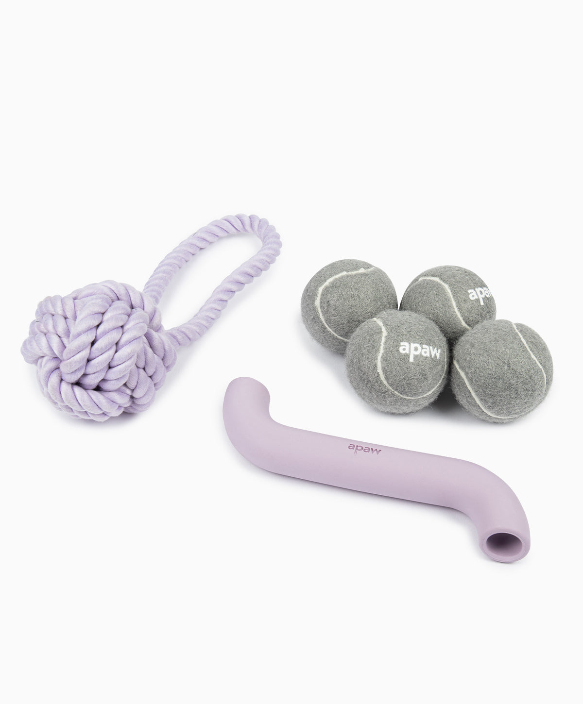 PLAY Set - Hundespielzeug zum Apportieren, Zerren und Werfen – Lavender PLAY Set - Hundespielzeug zum Apportieren, Zerren und Werfen – Lavender von apaw.de