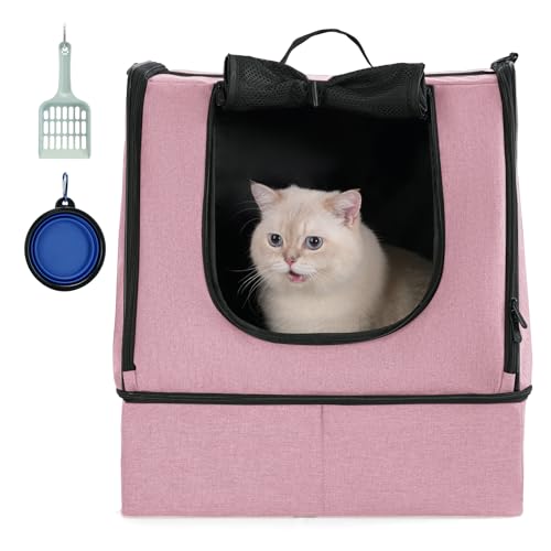 apollo walker Tragbare Katzentoilette mit wasserdichter Tasche mit Reißverschluss, kein Zusammenklappen mit hartem Bodeneinsatz an der Unterseite, kein Auslaufen, kein Geruch, einfach zu tragen apollo walker Tragbare Katzentoilette mit wasserdichter Tasche mit Reißverschluss, kein Zusammenklappen mit hartem Bodeneinsatz an der Unterseite, kein Auslaufen, kein Geruch, einfach zu tragen von apollo walker