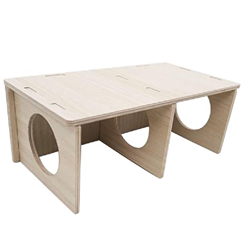 apughize Hamsterhütte, natürliche Materialien, Übungsspielzeug, Goldbär, Streifenhörnchen, Maus, Tierspielzeug, Haustierbedarf, Hamsterhütte, Indoor-Hamsterhütte von apughize