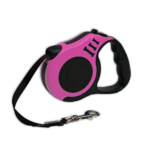 3 Meter Automatik Hundeleine Farbe pink Hunde Leine Katzenleine Hund Welpen von Aquariumpflanzen.net