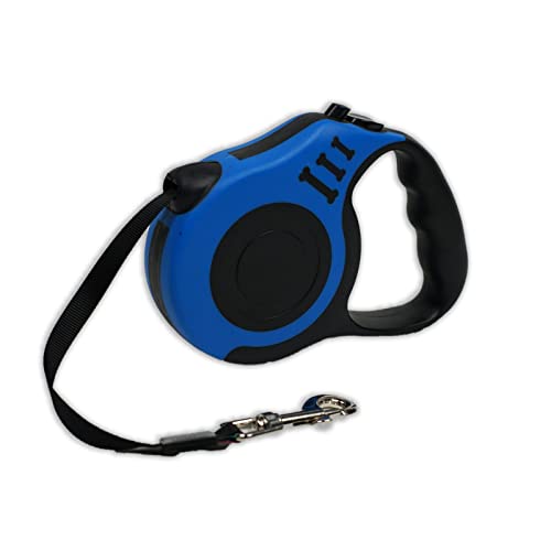 5 Meter Automatik Hundeleine Farbe blau Hunde Leine Katzenleine Hund Welpen von Aquariumpflanzen.net