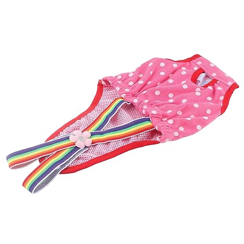 FEM Dog Welpe Haustier Windel Menstruation Hosenträger Unterwäsche Wiederverwendbare Waschbare Shorts Rose Rot XS FEM Hunde Windel (Nr. 16 (XL) Es Wird empfohlen, DASS von aqxreight