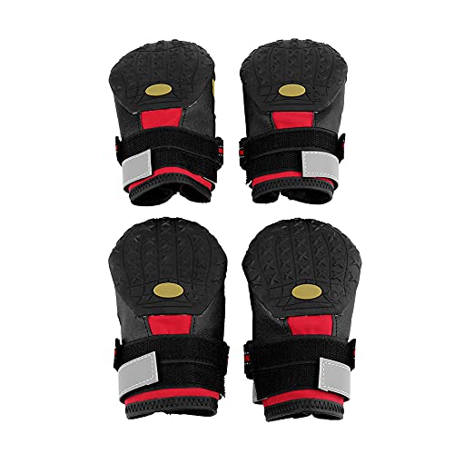 Haustierhundschuhe Welpe Nicht -Slip -Außenstiefel mit Reflektierender Streifen Ist. Cool. Aussehen. Und. Hund. Dein. Haustier. Aus .. Sohle. Beleg. Gummi. tragen. einfach. Fallen. Nicht. Hund (4) von aqxreight