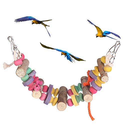 Holzvogel Haustiere Hängen Schwung Farbaktivität Spiel B Mahlen Kaut Biss Spielzeug für Papagei Vogel Schwung Spielzeug Hänge Bird Han Haustier Meet und von Holzvogel Haustiere Hängen Schwung Farbaktivität Spiel B Mahlen Kaut Biss Spielzeug für Papagei Vogel Schwung Spielzeug Hänge Bird Han Haustier Meet und von von aqxreight
