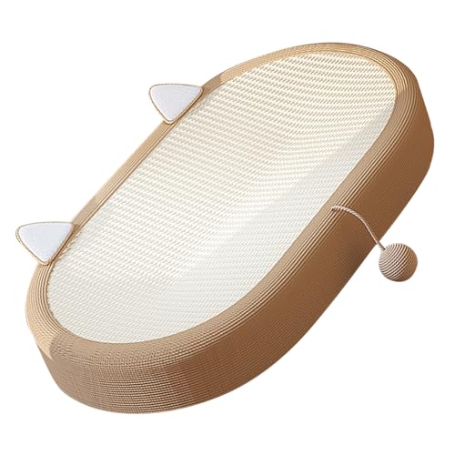 Katzenkratzbett, Oval, für 4 Jahreszeiten, Universell, Verhindert Abblättern, Abrieb, Katzenkratzpad, Schüssel für den Innenbereich mit Doppelter Ohrfarbe, Ist für die Jahreszeit Katzenkratzbett, Oval, für 4 Jahreszeiten, Universell, Verhindert Abblättern, Abrieb, Katzenkratzpad, Schüssel für den Innenbereich mit Doppelter Ohrfarbe, Ist für die Jahreszeit von aqxreight