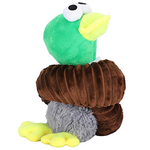 Langlebiges Plush -Streifen -Tierformspielzeug für Hunde, um Zähnen zu Helfen und Interaktives Spiel zu Betreiben (#3) von aqxreight