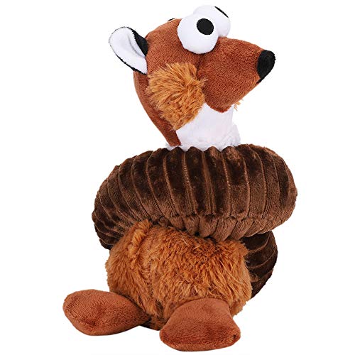 Langlebiges Plush -Streifen -Tierformspielzeug für Hunde, um Zähnen zu Helfen und Interaktives Spiel zu Betreiben (#4) von aqxreight