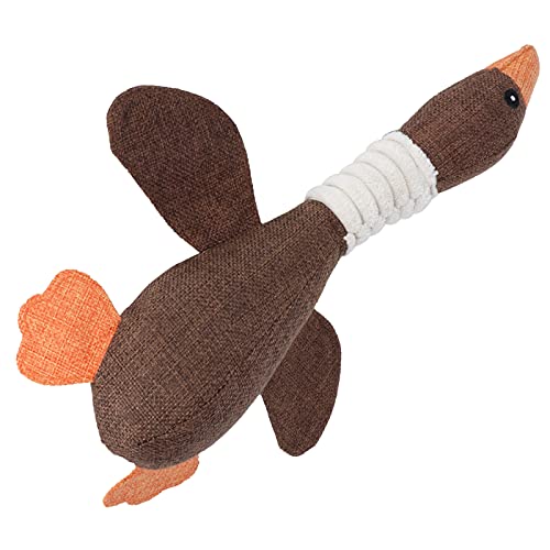 Lustige Hund Quietschige Gänse Kaut Spielzeug Hunde Katze Spielen Interaktive Spielzeuge Haustiere Supplies Coffee Color Squeaky Goosedog Squeaky Goosedog Chew Taying und Wenn Gänse (Kaffeefarbe) von aqxreight