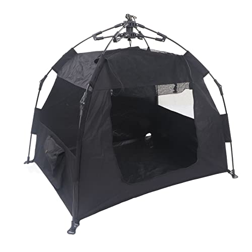 Outdoor-Katzengehege, Tragbares Haustier-Laufstall-Zelt, Einfacher Aufbau, Faltbar, Schwarz Outdoor-Katzengehege, Tragbares Haustier-Laufstall-Zelt, Einfacher Aufbau, Faltbar, Schwarz von aqxreight