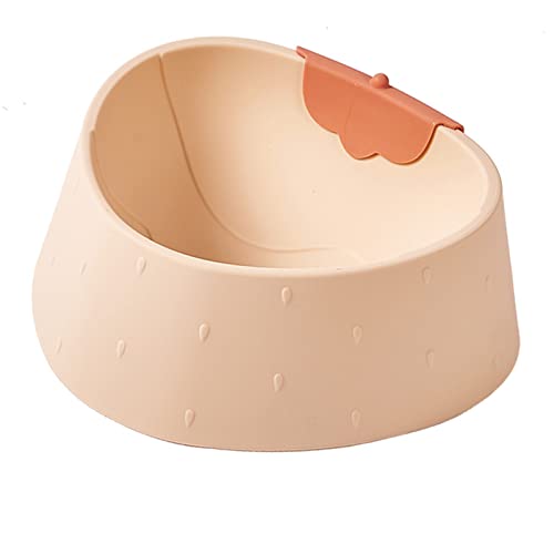 Pet Bowl Slip Kollision Süßes Erdbeer -Katzenfuttergericht für Hundepuppen Pink Pet Bowlpet Cat Bowlcat Food Schüssel CA Machen Sie die Verschüttung. Beleg (PINK) von aqxreight