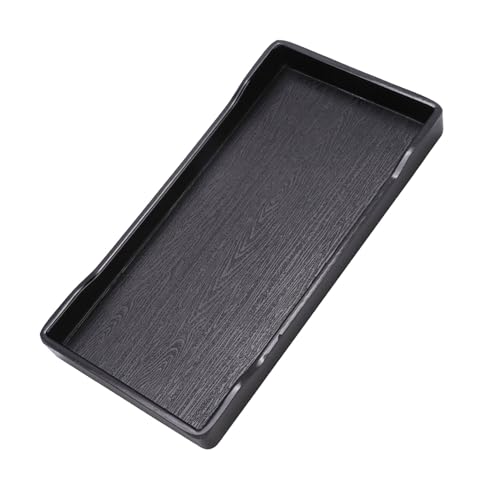 Plastikschlupfaufstieg Haustier Torto Eidechse Trinken Lebensmittel Feeder Schale Plastikfutter Futtermittel Futtermittel Lebensmittelschale Pe Nicht Leicht zu verarbeiten. (Black) von aqxreight