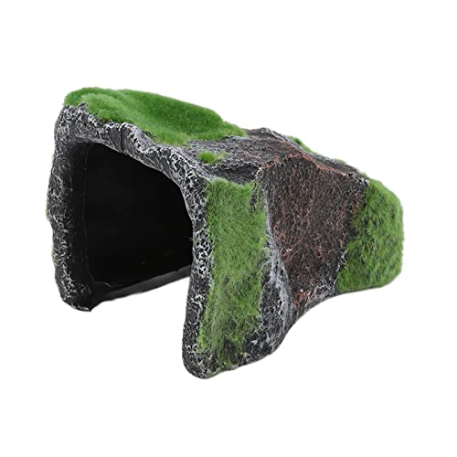 Reptilien -Versteckhöhle Schild Höhle Beinblock Plattform Aquarium Dekor für G Spinnen Frösche Schildkröten Gestellt und L gestresst. Reptilien -Versteck Cavetorto Caverock Torto Hideout Rock Reptilien -Versteckhöhle Schild Höhle Beinblock Plattform Aquarium Dekor für G Spinnen Frösche Schildkröten Gestellt und L gestresst. Reptilien -Versteck Cavetorto Caverock Torto Hideout Rock von aqxreight