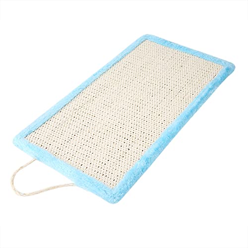 Sisal Hanging Cat Kitten Scratch Pad Catnip Kratzer Klauenscheibe Haustier Spielzeug Accessoire Blau (#3) von aqxreight