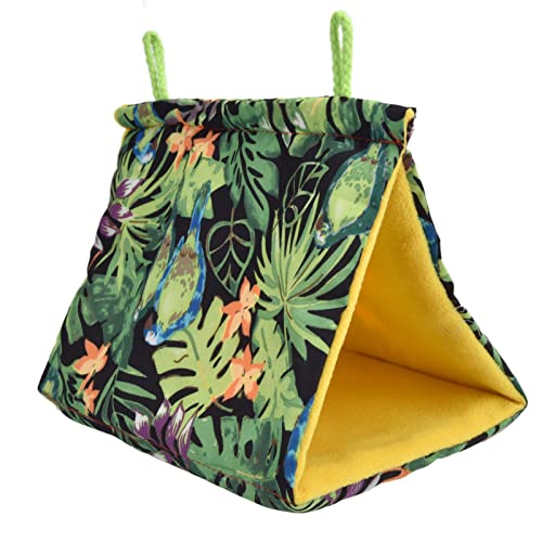 aqxreight Weiches, Bequemes Vogelhaus, Leichte Sonnenschirm-Papageiennest-Hängematte mit Schnellem Trocknen, Ideales Spielzeug für Heimvögel, Dreieckige Schatten-Vogelnest-Hängehütte aqxreight Weiches, Bequemes Vogelhaus, Leichte Sonnenschirm-Papageiennest-Hängematte mit Schnellem Trocknen, Ideales Spielzeug für Heimvögel, Dreieckige Schatten-Vogelnest-Hängehütte von aqxreight