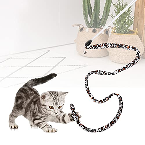 aqxreight 1pc Cat Funny Toy Teaser S Chaser Wand Leopard Print Tail mit Bell Cat Toycat Funny Toyleopard Cat Teasertaser Toyteaser Zauberstab Spielzeug und De Cat Sind Attraktiv für Bell aqxreight 1pc Cat Funny Toy Teaser S Chaser Wand Leopard Print Tail mit Bell Cat Toycat Funny Toyleopard Cat Teasertaser Toyteaser Zauberstab Spielzeug und De Cat Sind Attraktiv für Bell von aqxreight