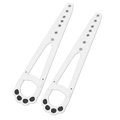 aqxreight 2pcs Katentürhalter Katorehalter Katorstopper Halten Sie Hunde aus. (White) von aqxreight