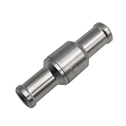 aqxreight 6 Mm Inline Einweg-Schachmantil-Kraftstoffgas-Vakuum-Aluminiumventilventilableut (10 mm) von aqxreight
