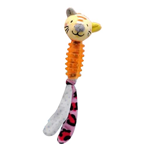 aqxreight Bequemes Hund Kauen Spielzeug für Zahnen Welpen Die Gelbe Form Verbessert und Trainiert (gelber Tiger) von aqxreight
