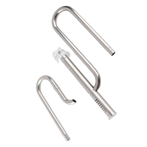 aqxreight Fischfärchen -Stahlrohr -Skimmer Aquarium in und aus Rohr Set12 Rohr Skimmerrohr Skimmerin und Out Pipeaquarium Remo Stylish Aussehen. (12 Ölentfernungsfilmset) von aqxreight