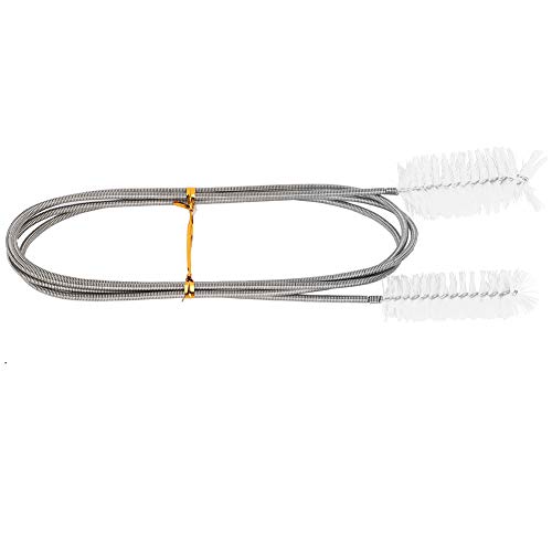 aqxreight Flexible Schlauch B Fleckenstahlpumpe SP B Doppelte Geschenkte Bürste Aquarium -Rube -Bürstenpumpe Pumpe Kann Nicht Deformiert Werden. (White) von aqxreight