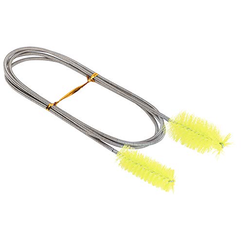 aqxreight Flexible Schlauch B Fleckenstahlpumpe SP B Doppelte Geschenkte Bürste Aquarium -Rube -Bürstenpumpe Pumpe Kann Nicht Deformiert Werden. (Yellow) von aqxreight