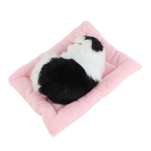 aqxreight Gefälschte Katzen Schlafkätzchen Puppenspielzeugsimulation Schlafkatze auf Pad Interaktives Haustierspielzeug mit Schall Aktives Kohlenstoff und Weißer Katzenform (Aktivkohle schwarz-weiße aqxreight Gefälschte Katzen Schlafkätzchen Puppenspielzeugsimulation Schlafkatze auf Pad Interaktives Haustierspielzeug mit Schall Aktives Kohlenstoff und Weißer Katzenform (Aktivkohle schwarz-weiße von aqxreight