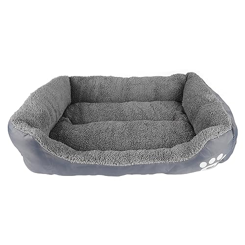 aqxreight Haustierkissenbett für Katzen und Hunde Weiches Hautfreundliches Bequemes Design für Jahreszeiten Graues Medium aqxreight Haustierkissenbett für Katzen und Hunde Weiches Hautfreundliches Bequemes Design für Jahreszeiten Graues Medium von aqxreight