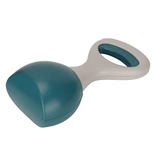 aqxreight Hundekotpflücker Großer Raum Großer Lichtbogendurchmesser Leicht Spülender Tragbarer Hundclip -Toilette mit Hängenden Schnalle und Griff L Grün (Green) von aqxreight