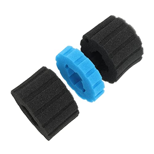 aqxreight Innenaquatikschaum Set für Biopresse - Feines Blau & 2 Grobe Schwarze Schwämme für Klares Wasser aqxreight Innenaquatikschaum Set für Biopresse - Feines Blau & 2 Grobe Schwarze Schwämme für Klares Wasser von aqxreight
