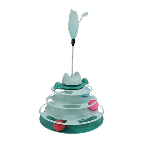 aqxreight Katzen -Turntable B Toy 4 Interactive Kätzchen Roller -Übungsspielzeug mit Feather Stickpink Katze Turntable Toycat Roller Toykitten Tower Roller Roller Toypet Toweret B Toycat aqxreight Katzen -Turntable B Toy 4 Interactive Kätzchen Roller -Übungsspielzeug mit Feather Stickpink Katze Turntable Toycat Roller Toykitten Tower Roller Roller Toypet Toweret B Toycat von aqxreight