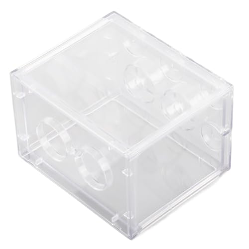 aqxreight Kompakte Acrylfische für Betta und Garnelen -Elegant Design Sicher und Bequem für Jedes Haustier (Hochtransparent) von aqxreight
