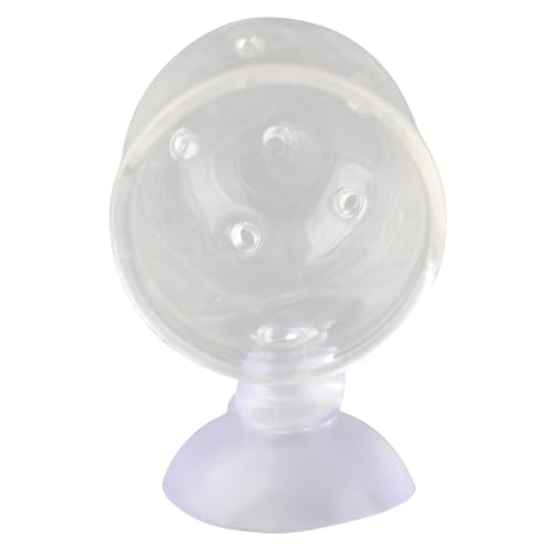 aqxreight Roter Feeder für Aquarien Saugnapfbecher Fisch -Fütterungstasse -Behälterzubehör Accessoire (#1) von aqxreight