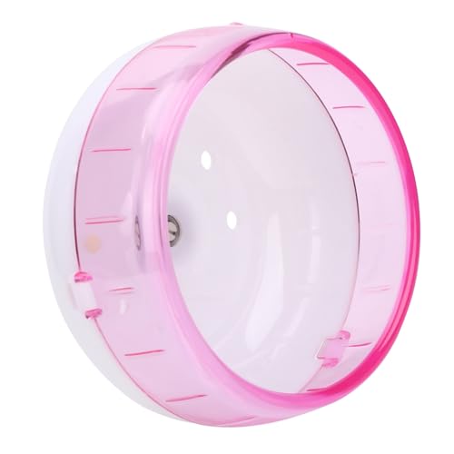 aqxreight Stille Plastik -Trainingrad für Kleine Haustiere Hamster Guinea Chinchilla Pink (PINK) von aqxreight