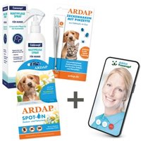 ARDAP Dr. Fressnapf Floh- und Zeckenschutz-Paket für Hunde S von ardap