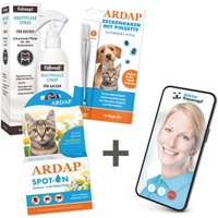ARDAP Dr. Fressnapf Floh- und Zeckenschutz-Paket für Katzen S von ardap