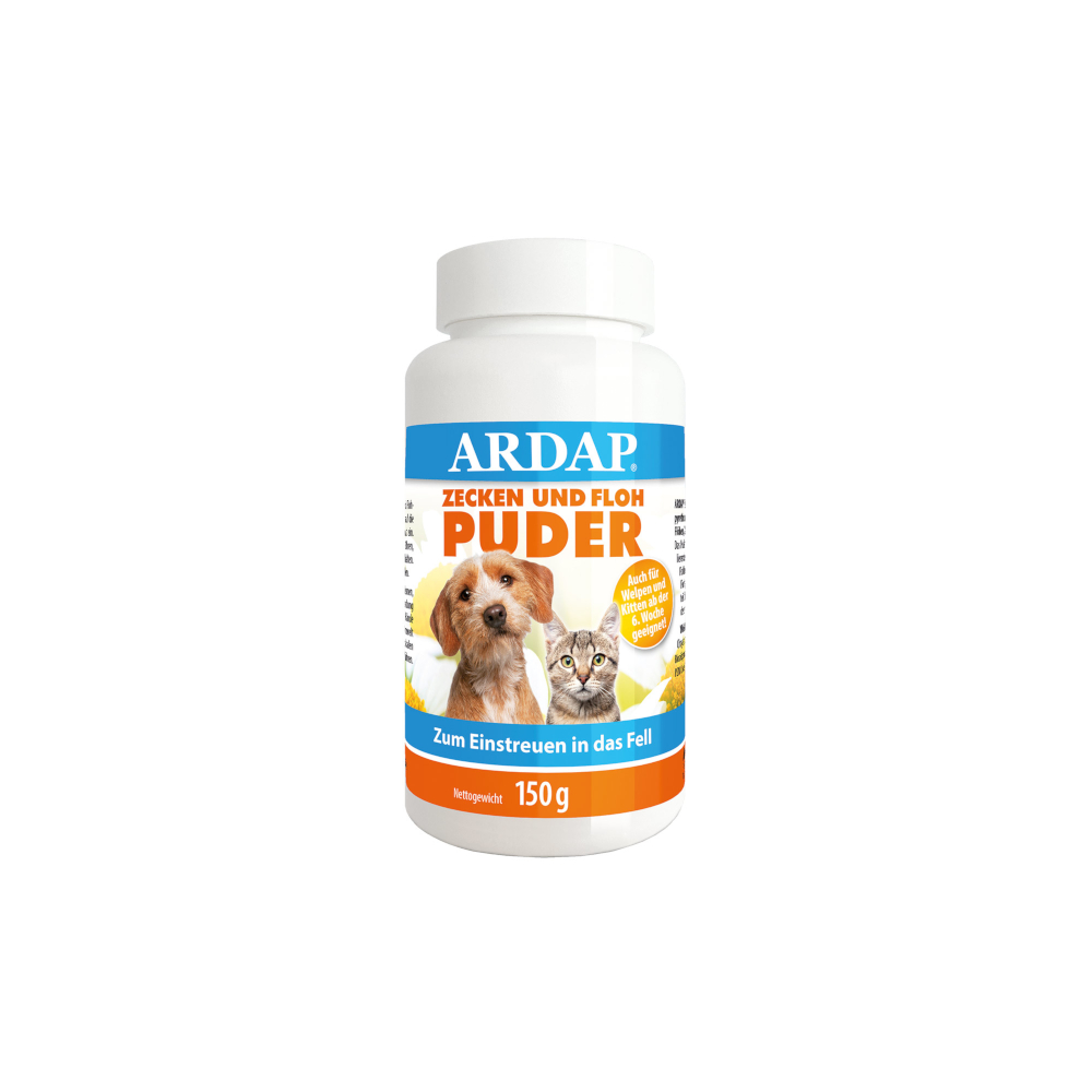 ARDAP Zecken- und Flohpuder - Sparpaket: 2 x 150 g ARDAP Zecken- und Flohpuder - Sparpaket: 2 x 150 g von ardap