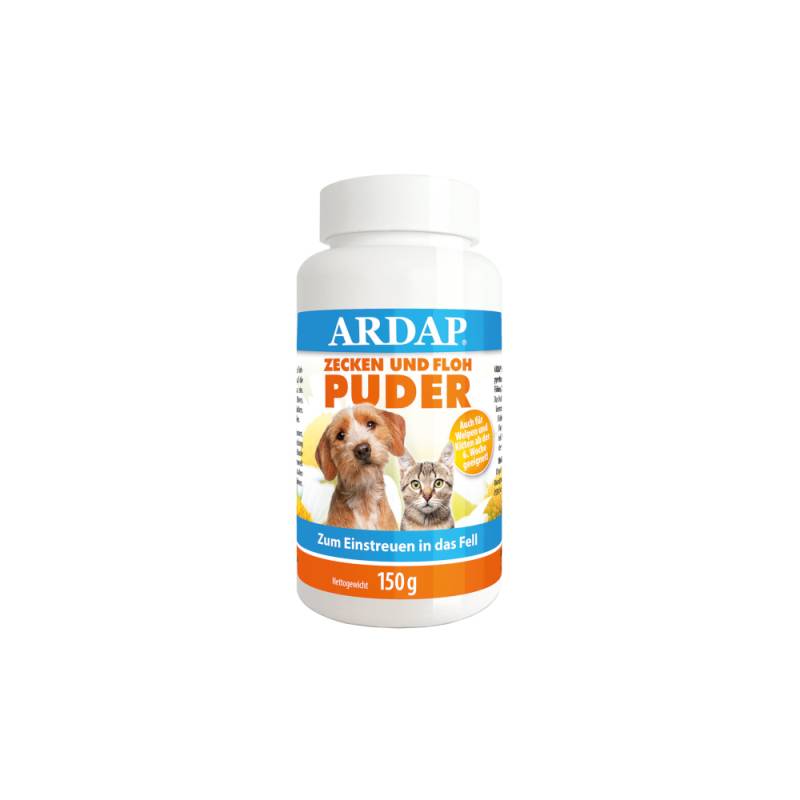 ARDAP Zecken- und Flohpuder - Sparpaket: 2 x 150 g von ardap