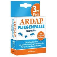 ARDAP Fliegenfalle Nachfüller 3er Pack von ardap